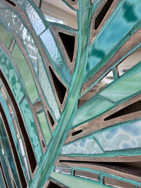 Fern Panel Turquoise