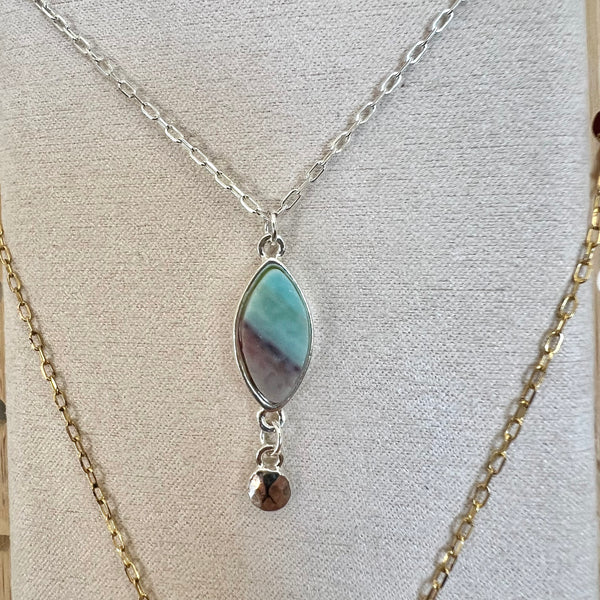 Ellipse Silver Blue Multi