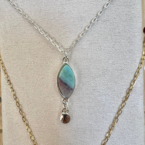 Ellipse Silver Blue Multi