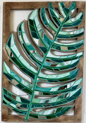 Plant Panel Turquoise