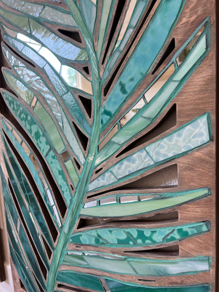 Fern Panel Turquoise