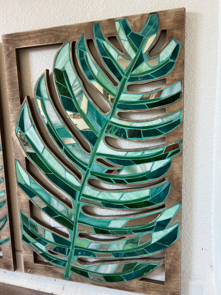 Plant Panel Turquoise
