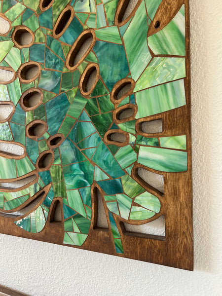Monstera Panel Greens