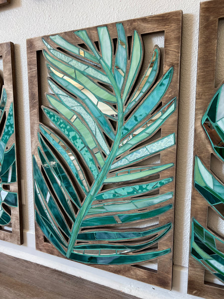 Plant Panel Turquoise