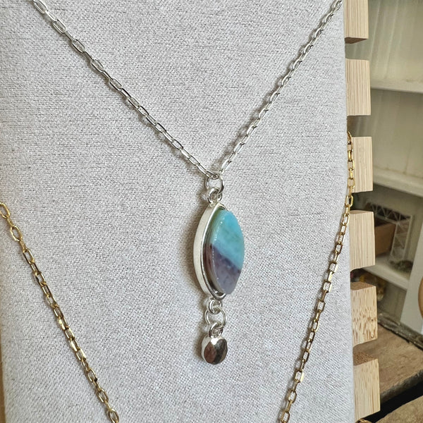 Ellipse Silver Blue Multi