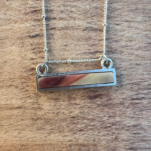 Bar silver with Red Earth