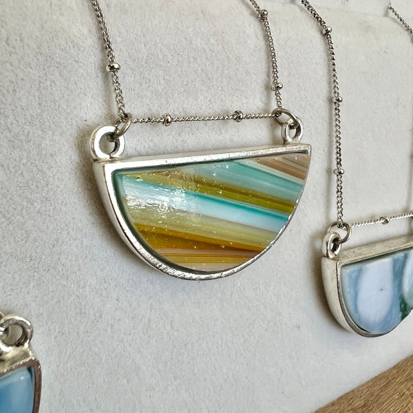 Half Moon Silver Strands