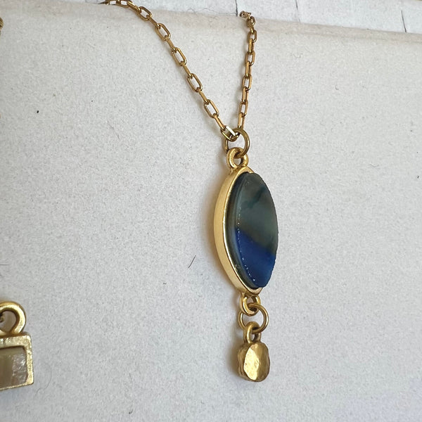 Ellipse Gold with Navy
