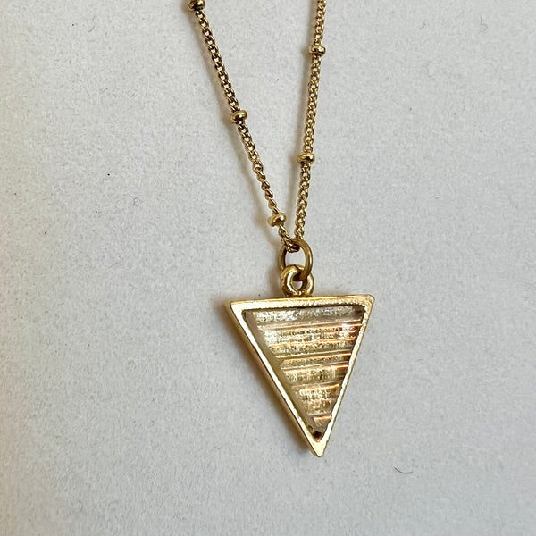 Triangle Gold with Dichro