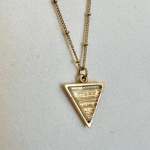 Triangle Gold with Dichro