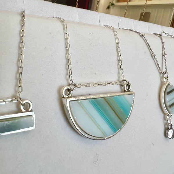 Half Moon Silver Strands