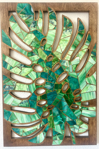 Monstera Panel Greens