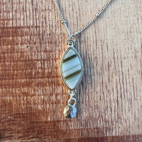 Ellipse Silver with Bands