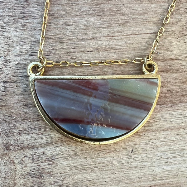 Half Moon Gold with Multi